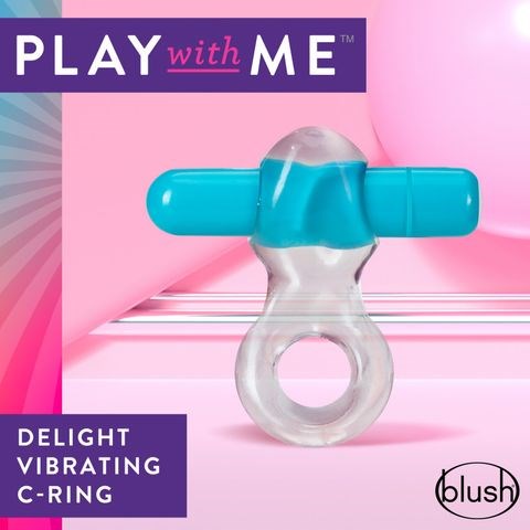 Play With Me Delight Vibrating C-Ring Vibrating Cock Ring - Vibrating Cock Rings