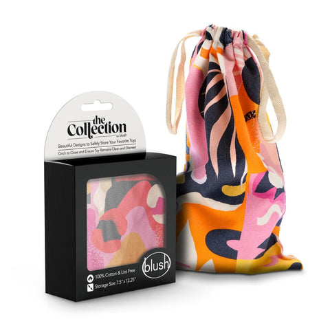 The Collection Burst Cotton Toy Storage Bag Vibrator - Vibrator Accessories