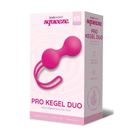Bodywand Squeeze Pro Kegel Exerciser Duo Balls Pink