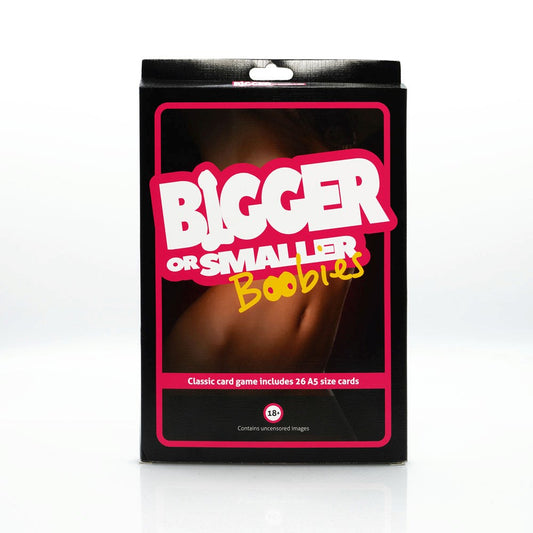 Creative Conceptions Bigger Or Smaller Boobs Adult Card Game