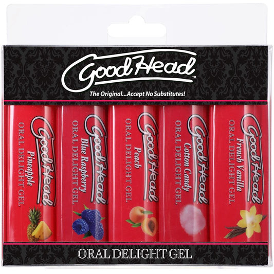 Doc Johnson GoodHead Oral Delight Gels 5 Pack x 30ml