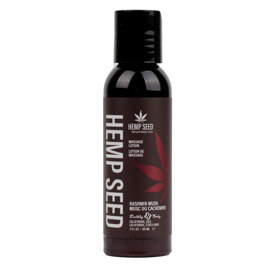 Earthly Body Hemp Seed Scented Adult Massage Lotion 59 ml