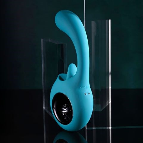 Evolved HOW MANY LICKS Vibrator with Flicking Stimulator - G-Spot Vibrators
