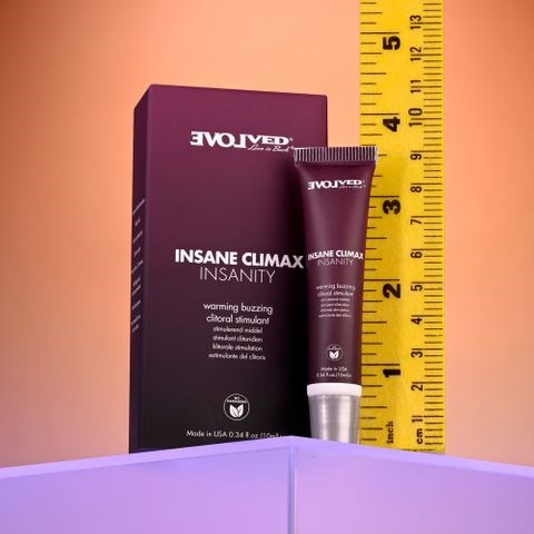 Evolved INSANE CLIMAX INSANITY Warming Buzzing Clitoral - Massage Oils and Lubricants