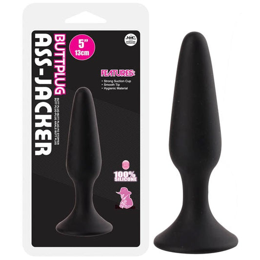 Excellent Power Ass Jacker Silicone Butt Plug 13cm Black