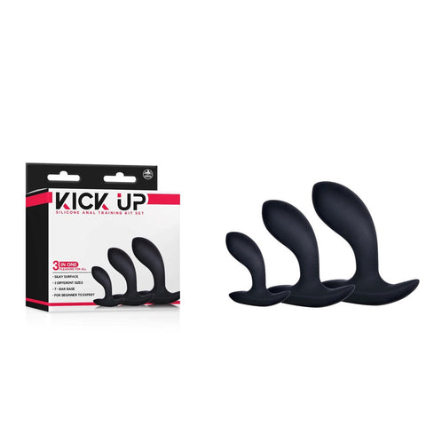 Kick Up Anal Trainer Set Butt Plugs Set of 3 Sizes - Butt Plugs