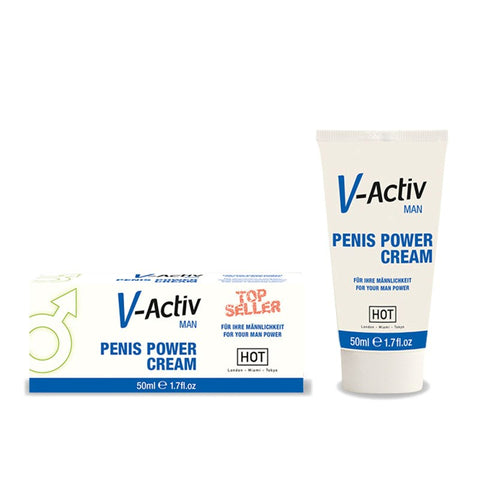 HOT V Activ Penis Power Enhancer Cream by Hot Ero - Delay and Excite Sprays
