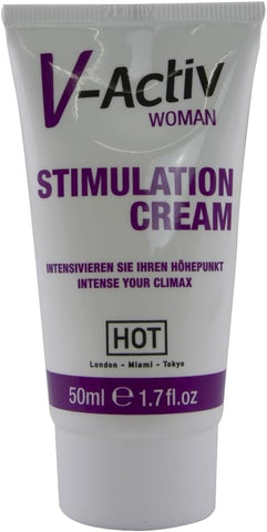 HOT V Activ Stimulation Enhancer Cream by Hot Ero - Delay and Excite Sprays