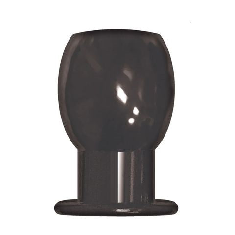 The 9s Port Hole Hollow Butt Plug Black by Icon Brands - Butt Plugs