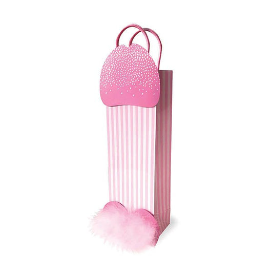 3D Sparkling Penis Novelty Gift Bag by Little Genie - Party Gifts and Novelties