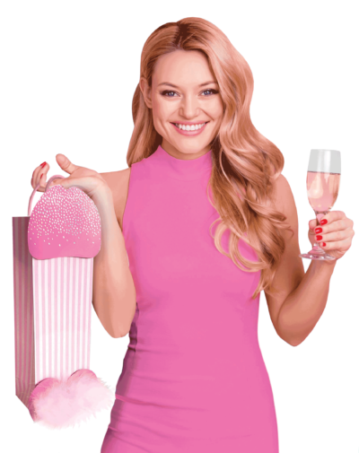 Little Genie 3D Sparkling Penis Novelty Gift Bag - Party Gifts and Novelties