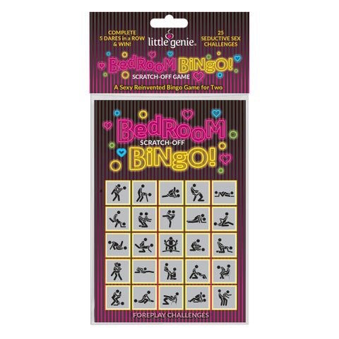 Little Genie Bedroom Bingo Foreplay Scratcher Card - Party Gifts and Novelties