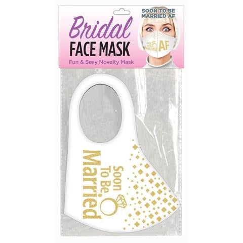 Bridal Face Mask Soon To Be Married AF Novelty Mask - Masks And Blindfolds