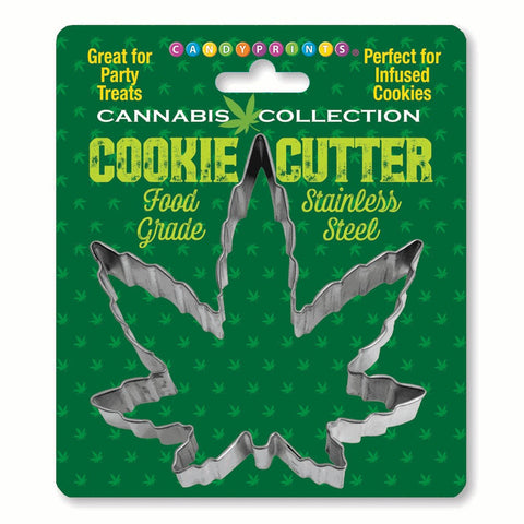 Cannabis Metal Cookie Cutter by Little Genie - Party Gifts and Novelties