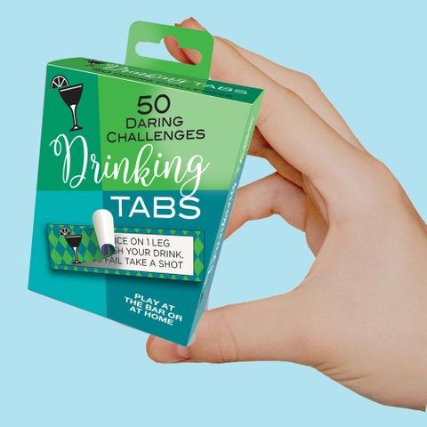 Drinking Tabs 50 Challenge Adult Card Game - Party Gifts and Novelties
