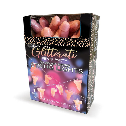 Glitterati Penis Party String Lights Light Up Party - Party Gifts and Novelties