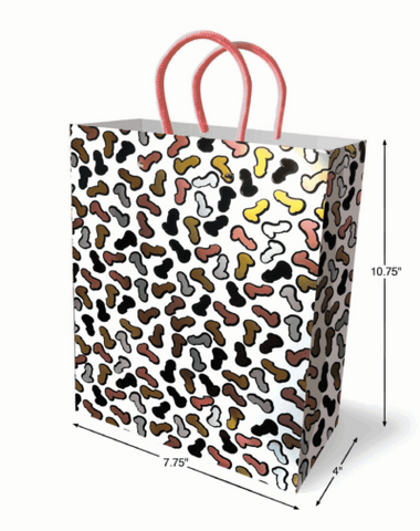 Glitterati Penis Party Novelty Gift Bag by Little Genie - Party Gifts and Novelties