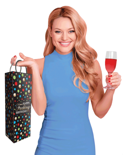Little Genie Happy Fucking Birthday Naughty Gift Bag - Party Gifts and Novelties