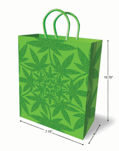 Little Genie High Quality Glitter Ganja Gift Bag - Party Gifts and Novelties