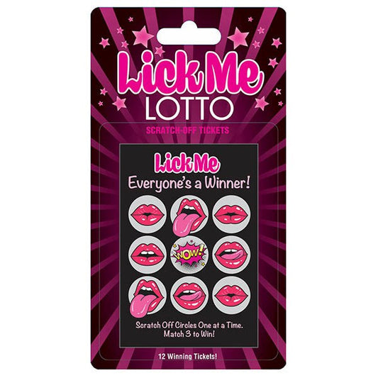 Lick Me Lotto Naughty Scratcher by Little Genie - Party Gifts and Novelties