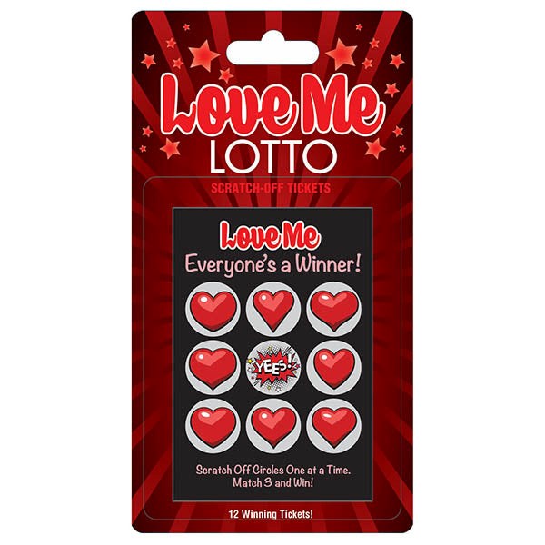 Little Genie Love Me Lotto Naughty Scratcher - Party Gifts and Novelties