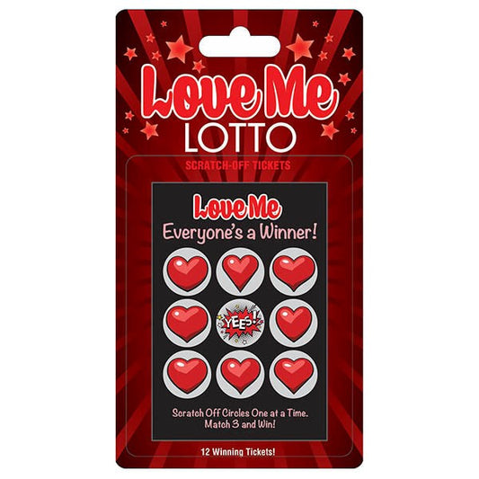 Love Me Lotto Naughty Scratcher Party Gift by Little Genie - Party Gifts and Novelties
