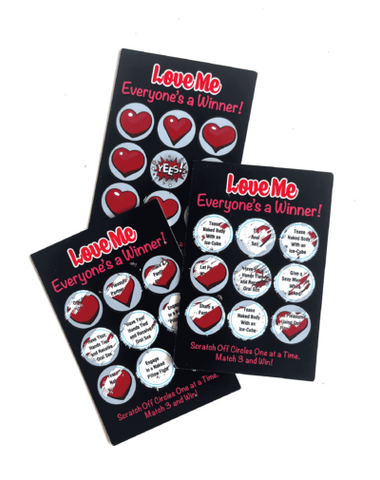 Love Me Lotto Naughty Scratcher Party Gift by Little Genie - Party Gifts and Novelties