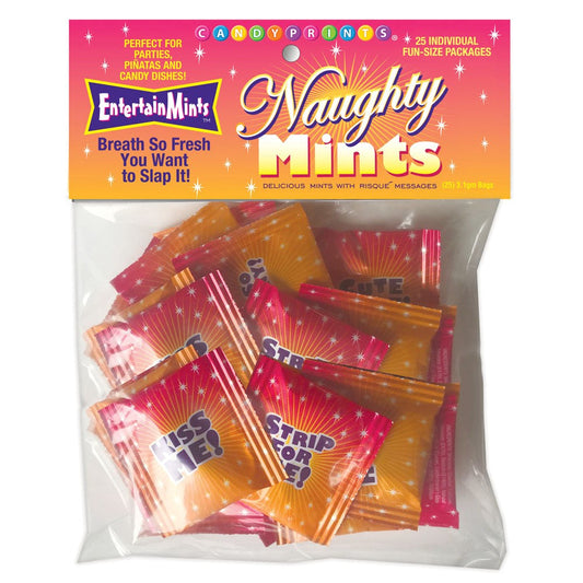 Naughty Mints Bulk Bag of 25 Party Packs Party Gift - Party Gifts and Novelties