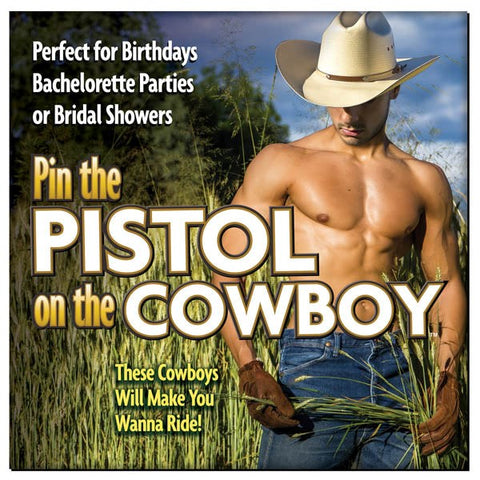 Pin The Pistol On The Cowboy Hens Party Game - Sex Games, Coupons and Tricks