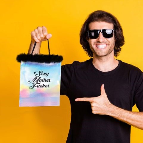 Little Genie Sexy Mother Fucker Premium Card Stock Paper Gift Bag - Party Gifts and Novelties