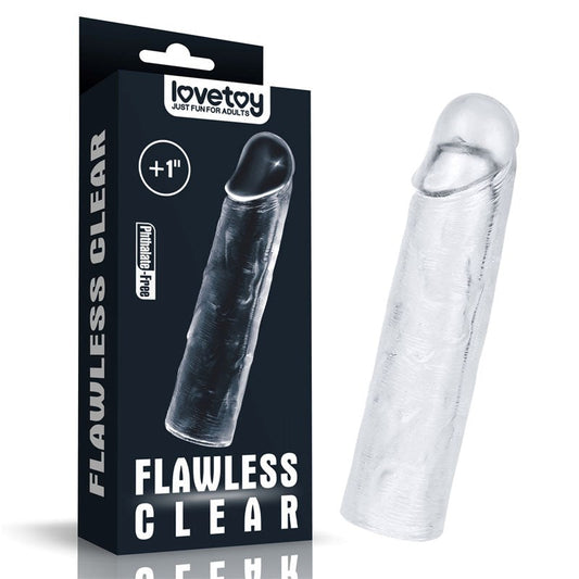Lovetoy Flawless Penis Extender Sleeve Clear