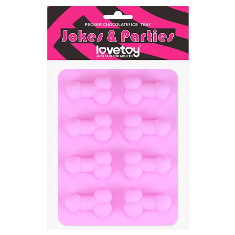 Jokes & Parties Pecker Chocolate Ice Tray Makes 8 Dickies - Party Gifts and Novelties