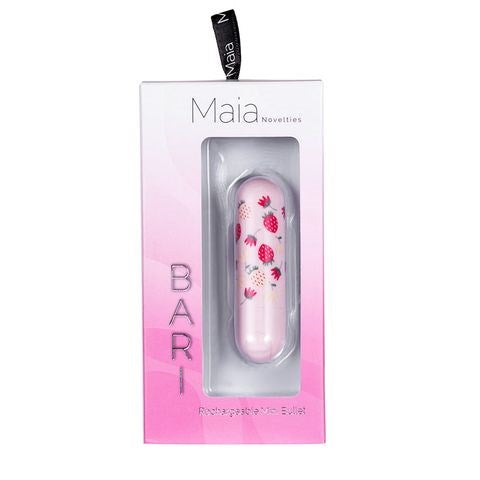 Maia BARI 10 Mode Rechargeable Bullet Massager Baby Pink - Bullet Vibrators
