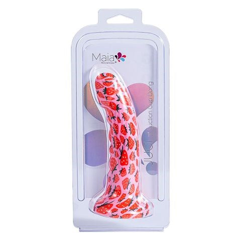 Maia JUCI Silicone Suction Cup Dong Pink - Realistic Dildos