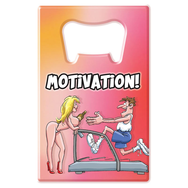 Ozze Creations Motivation Novelty Bottle Opener - Party Gifts and Novelties