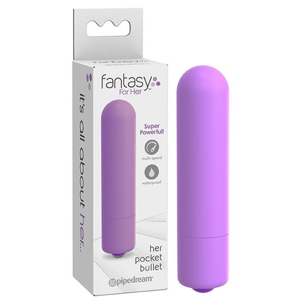 Pipedream Fantasy For Her¬¨¬®‚Äö√Ñ‚Ä†Pocket Bullet Vibrator Purple - Bullet Vibrators