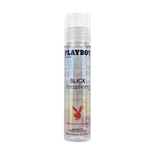 Playboy Pleasure SLICK Strawberry Flavoured Water Based Lubricant