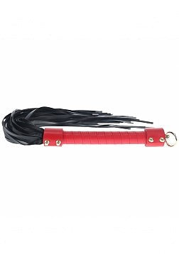Milan Collection Bondage Flogger Whip by Shots Toys - Whips And Crops