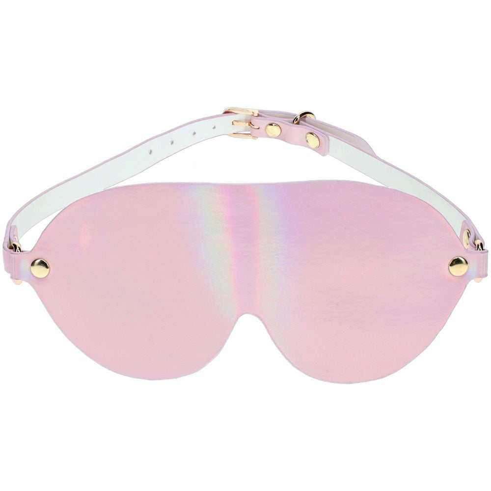 Shots Toys OUCH Paris Collection BDSM Play Blindfold Pink - Masks And Blindfolds