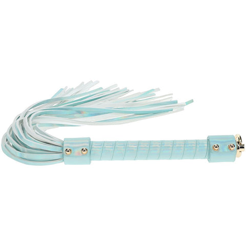 OUCH! Paris Collection Flogger Whip Baby Blue - Whips And Crops