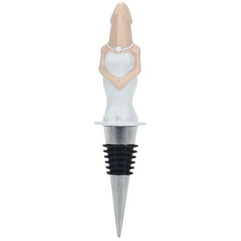 Shots Toys S LINE The Dickheads Bride Novelty Wine Bottle Stopper - Party Gifts and Novelties