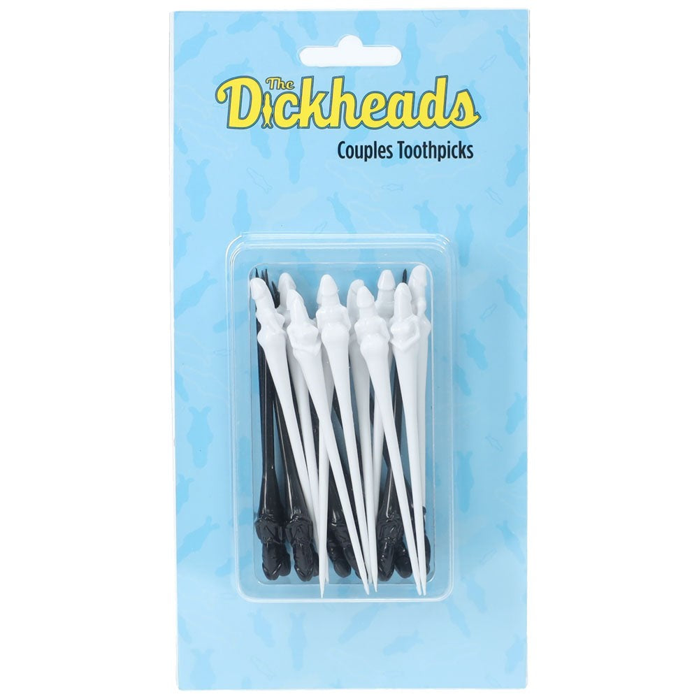 Shots Toys S LINE The Dickheads Couples Novelty Toothpicks Black / White - Party Gifts and Novelties