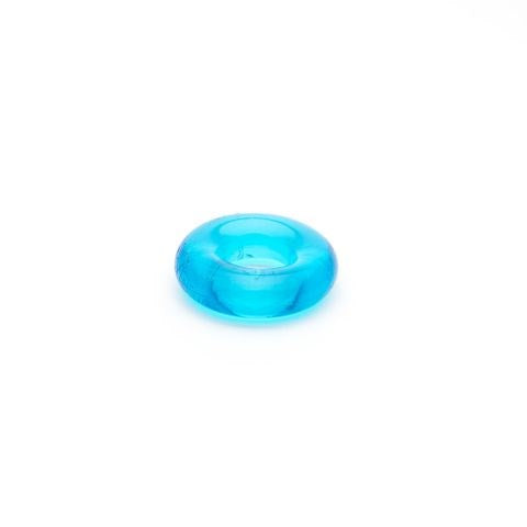 Super Stretchy Ice Blue Rubber Cock Ring by Sport Fucker - Stretchy Cock Rings