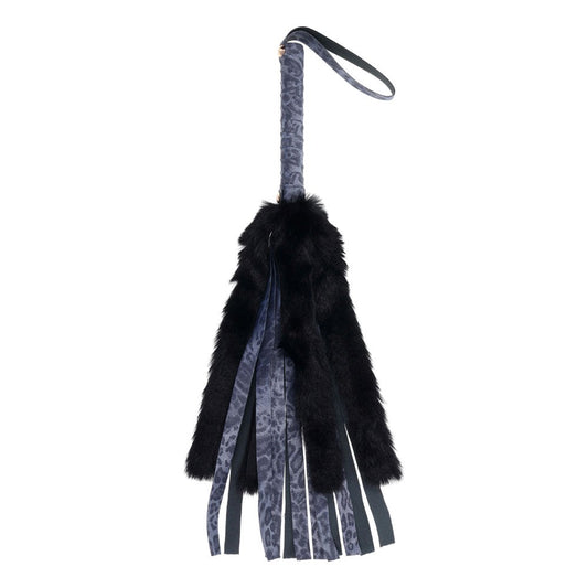 Sex & Mischief Cougar Faux Fur Flogger Furry Flogger Whip - Whips And Crops