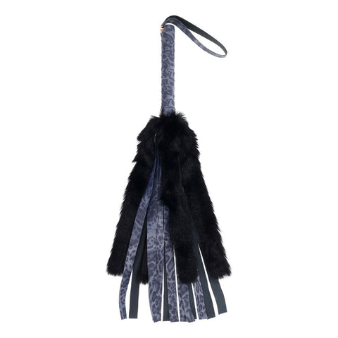 Sex & Mischief Cougar Faux Fur Flogger Furry Flogger Whip - Whips And Crops