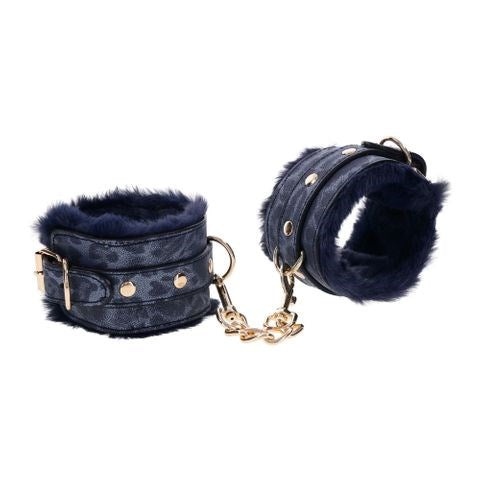 Premium Cougar Fur Handcuffs by Sportsheets - Cuffs And Restraints
