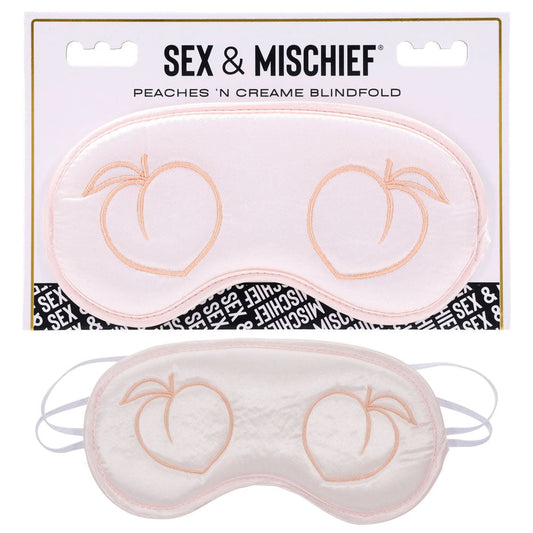 Sportsheets Sex & Mischief Peaches n CreaMe Bondage Blindfold