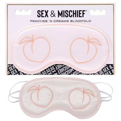 Sex and Mischief Peaches n CreaMe Blindfold by Sportsheets - Masks And Blindfolds