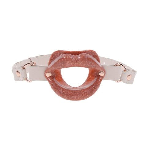 Sex and Mischief Peaches n CreaMe Silicone Lips Gag - Bondage Gags and Bits