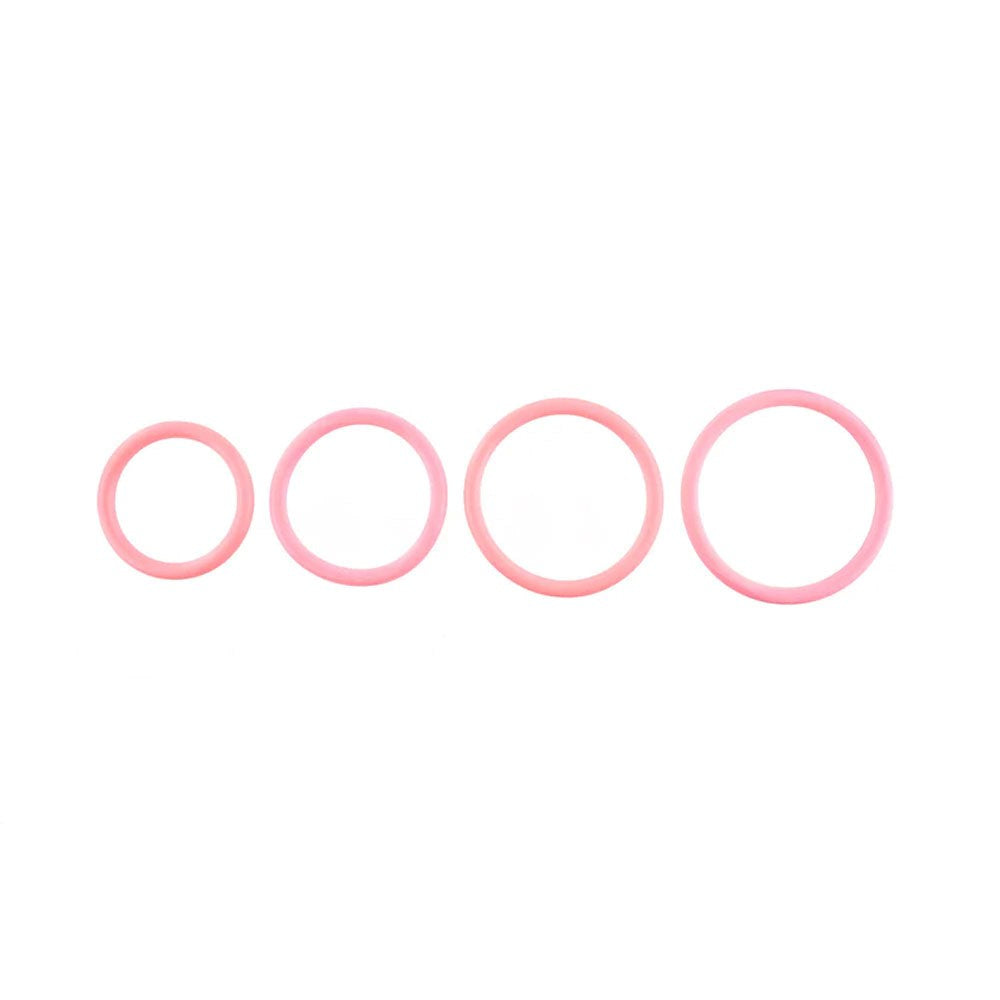 Stretchy Rubber O Ring 4 Pack by Sportsheets - Cock Rings